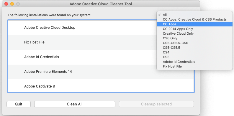 Adobe卸载清理工具Adobe CC Cleaner Tool 4.3下载及教程 教程资料 第4张
